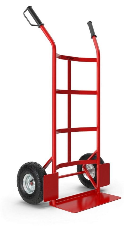 Stagecaptain Sackkarre Transportkarre bis 200 kg - Handkarre mit Luftreifen, (Carryboy, 1-St., praktischer Gefährte für Umzug oder Getränkekisten), Stabiler Metallrahmen und Sicherheits Haltegriffen