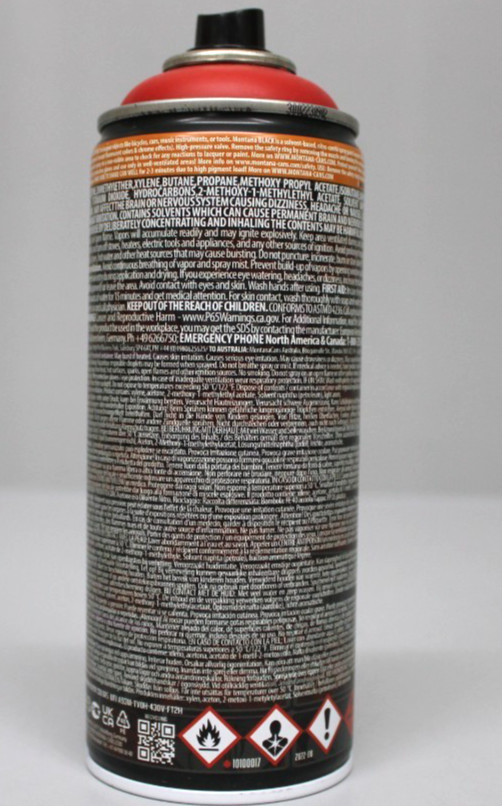 Sprühlack | Montana BLACK | Artist Edition | HOW & NOSM | Power Red | 400ml