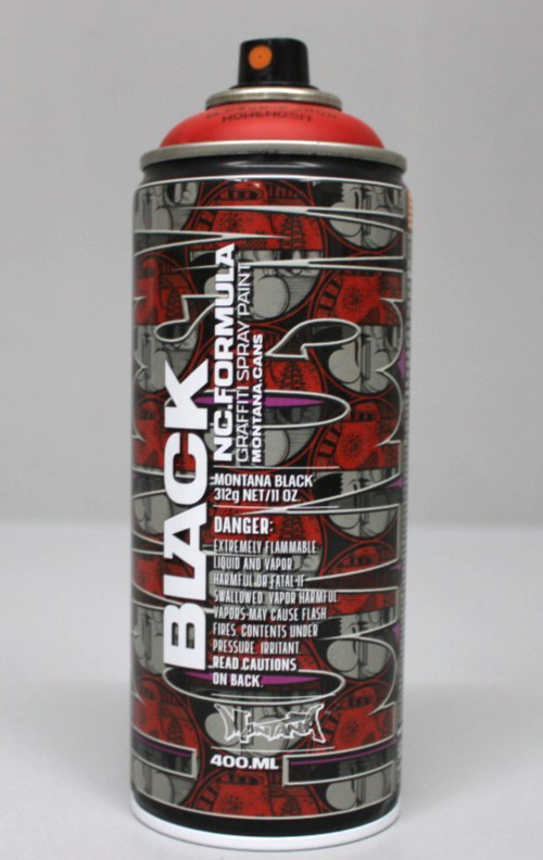 Sprühlack | Montana BLACK | Artist Edition | HOW & NOSM | Power Red | 400ml Bild 2