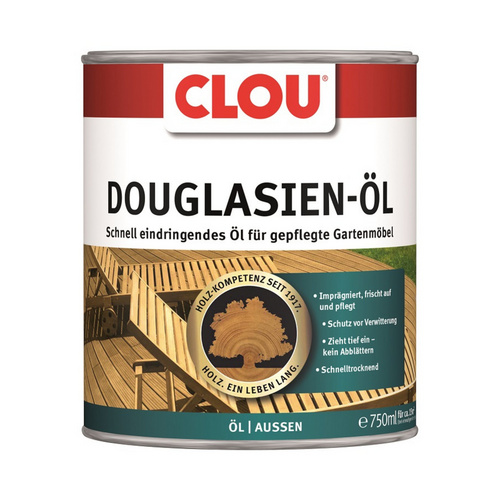 ALPINA FARBEN Holzöl, 0,75 l, Douglasie, für ca. 20 m²/l - braun