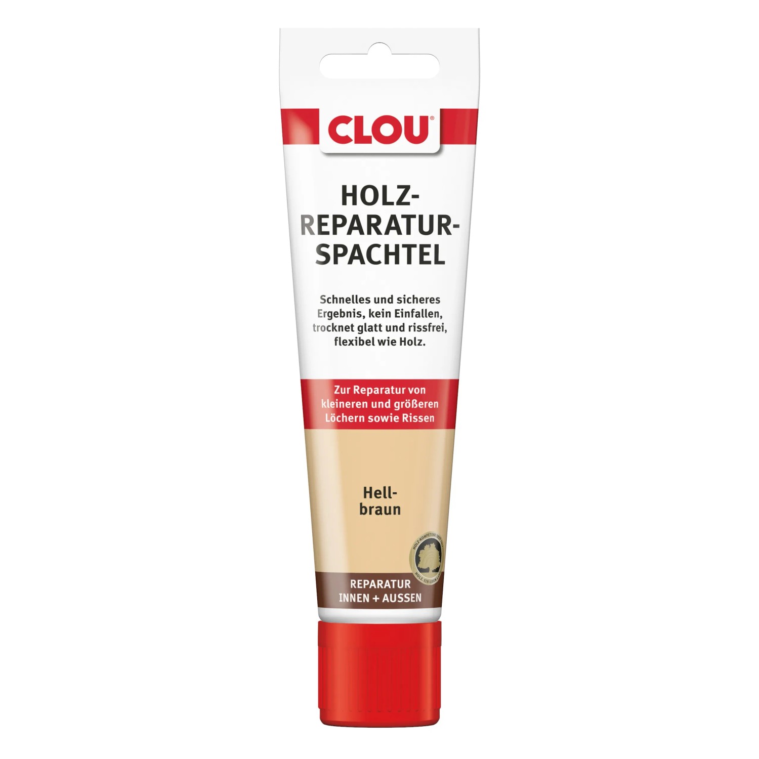 Clou Holzreparatur-Spachtel 55 g Hellbraun