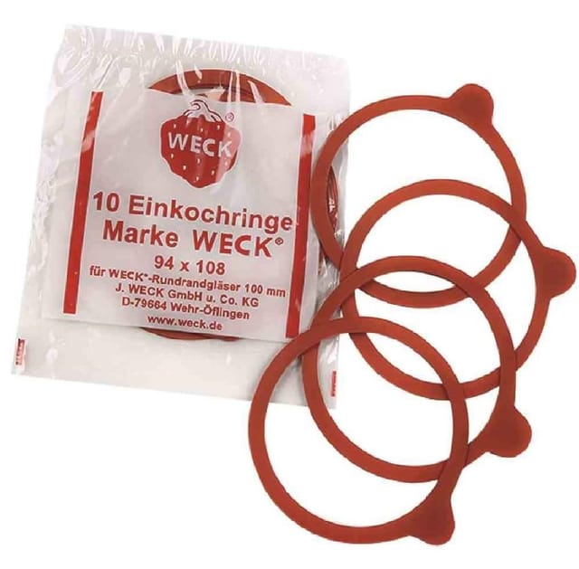 WECK Einkochring 10 Einkochringe Marke WECK 94x108