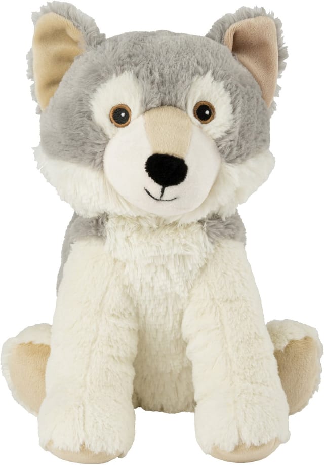Warmies® Wärmekissen Warmies Wärmetier Wolf Mikrowelle/Ofen, (Wärmekuscheltier)