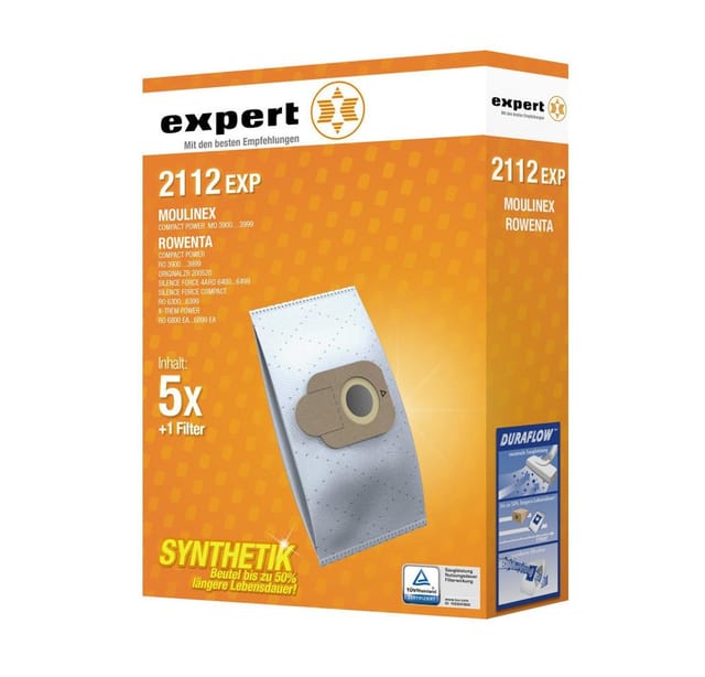 Expert Staubsaugerbeutel 2112 EXP Staubsaugerbeutel