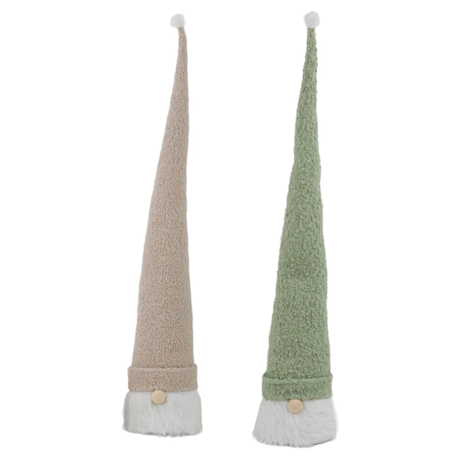 Boltze Weihnachtsmann-Figur Gunno 70 cm Rosa-Grün 2-fach Sortiert