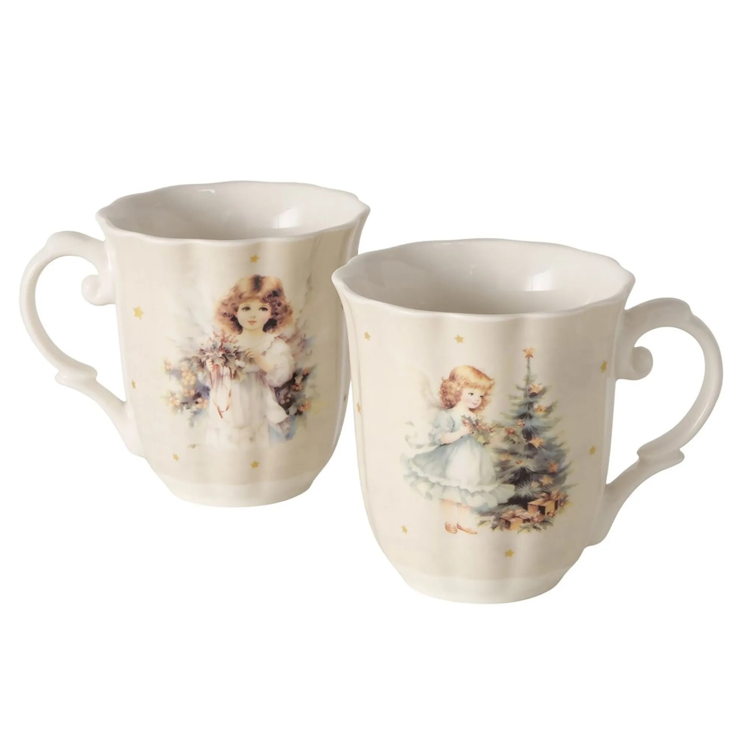 Boltze Tasse Clara 350 ml Beige 2-fach Sortiert