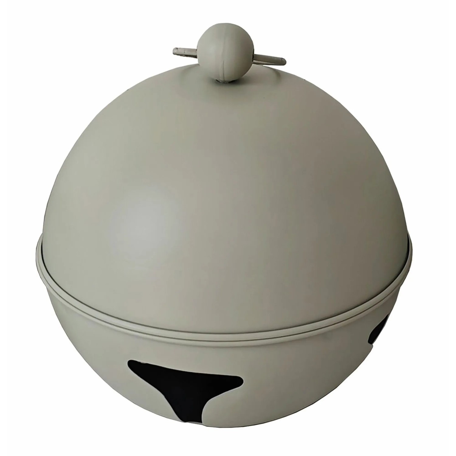 Boltze Dekoanhänger Glocke Annabella 21 cm x 18 cm Hellgrau