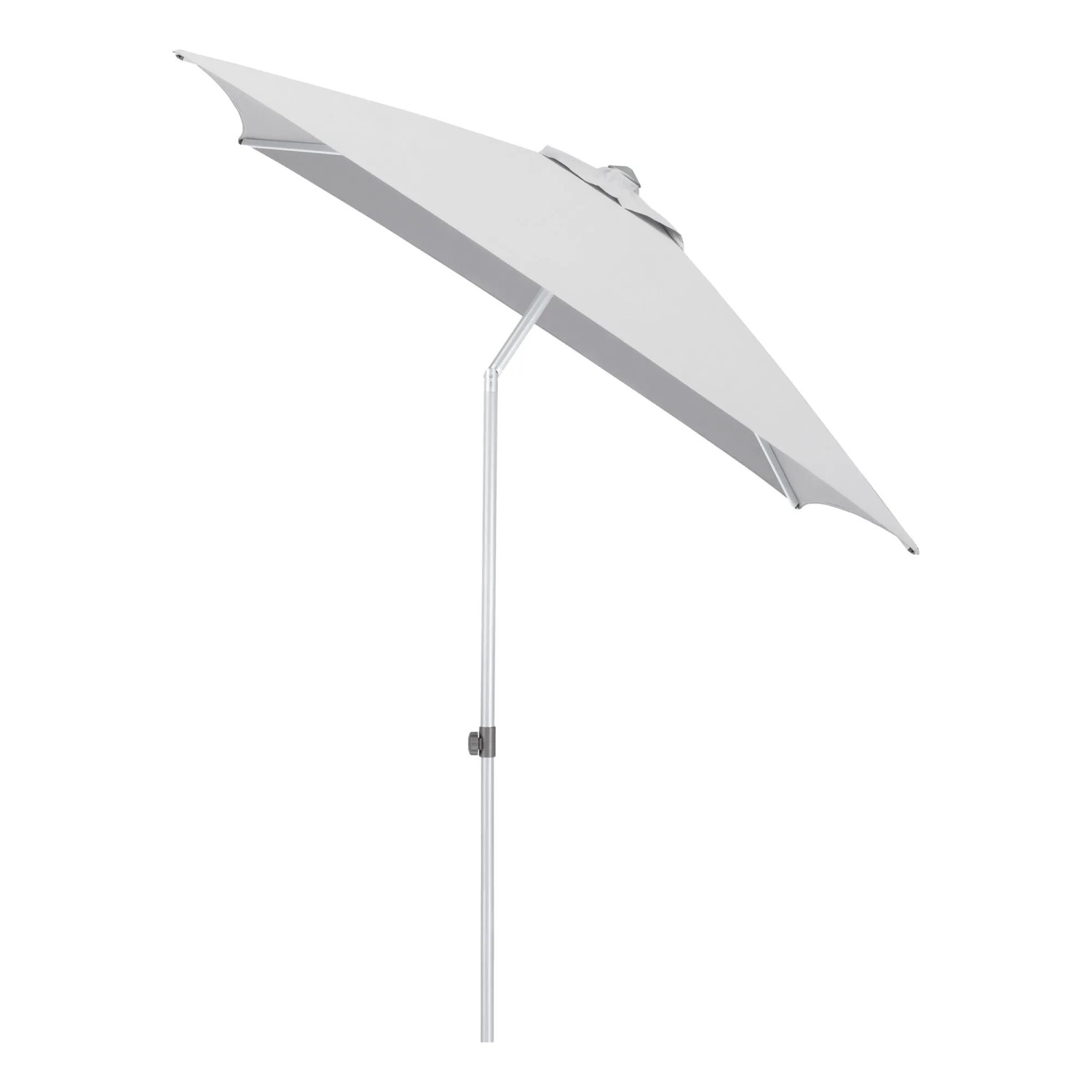Kettler Marktschirm 200 cm x 200 cm Silber-Grau mit Knickfunktion