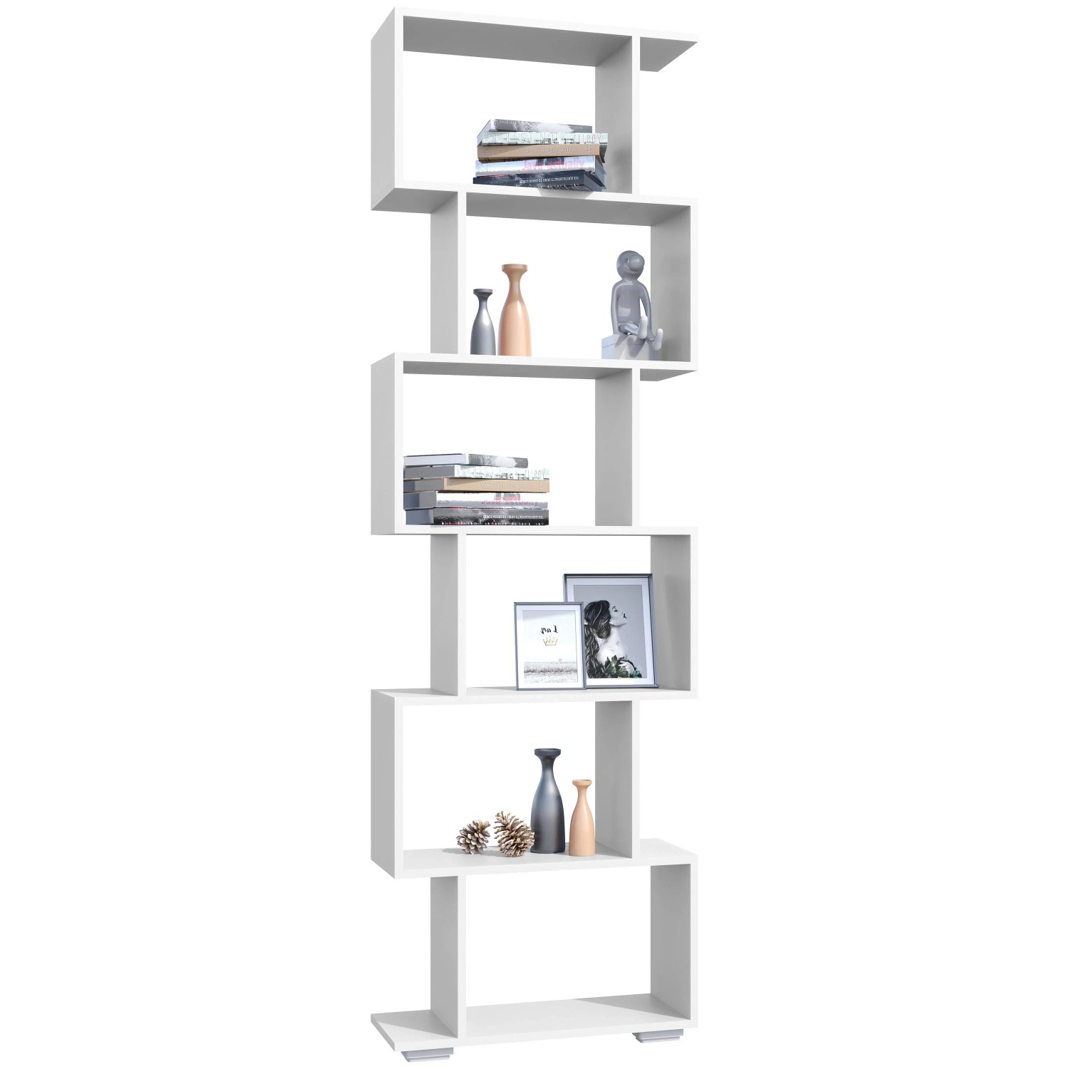 VCM Standregal Palusa Weiß