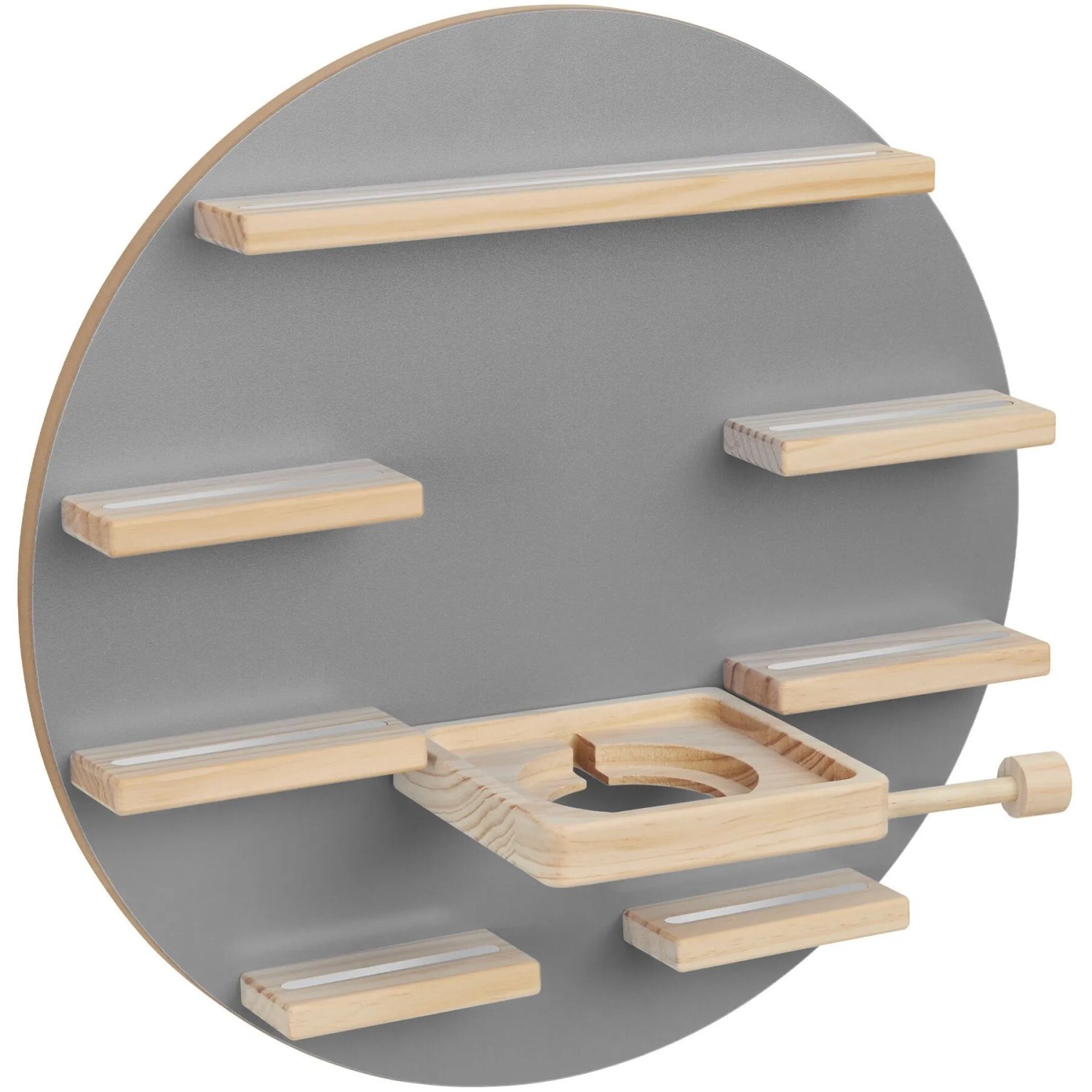 Tectake Tonie Regal Mylittlestory Moon Für Bis Zu 28 Tonies Passend Für Toniebox 1 und 2 In Vollmondoptik Metallstreifen Für Magnetischen Halt Keine
