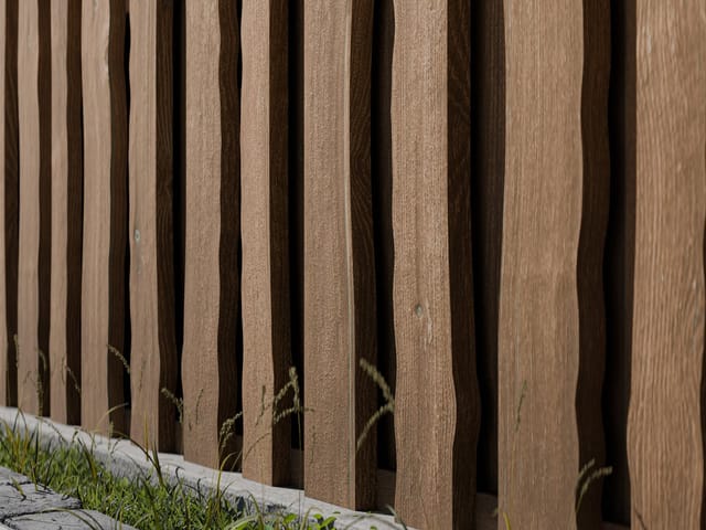 Woodtex Sichtschutzzaun Natura Kiefer Braun Kesseldruckimprägniert