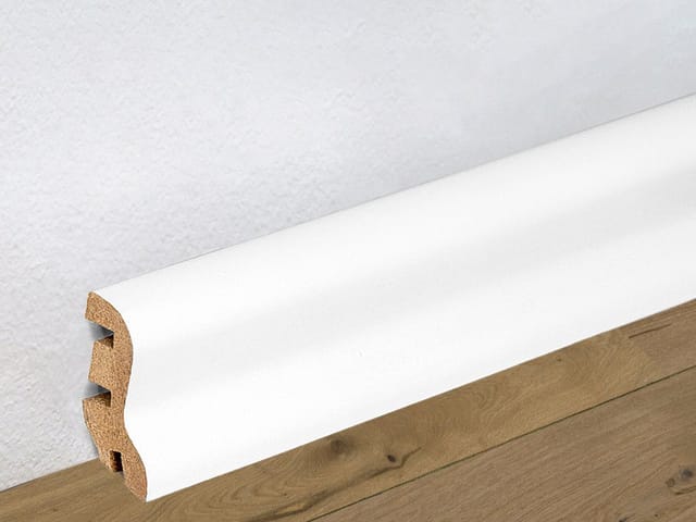 PROFI Sockelleiste Weiß Dekor MDF-Kern