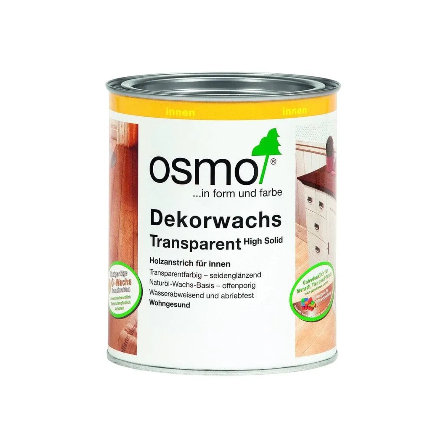 Osmo Dekorwachs-Transparent 3123 Goldahorn Inhalt 0,125