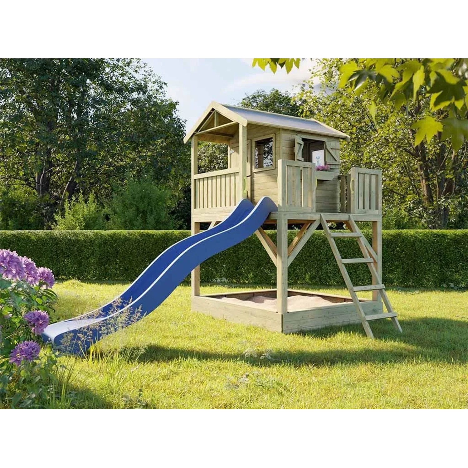 Prestige Garden Stelzenhaus Funny XXL mit Sandkasten KDI