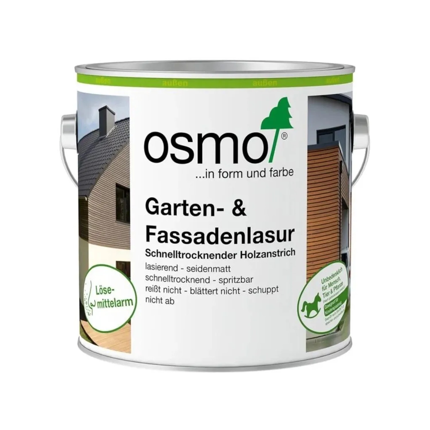Osmo Garten- und Fassadenlasur für Außen Eiche Hell