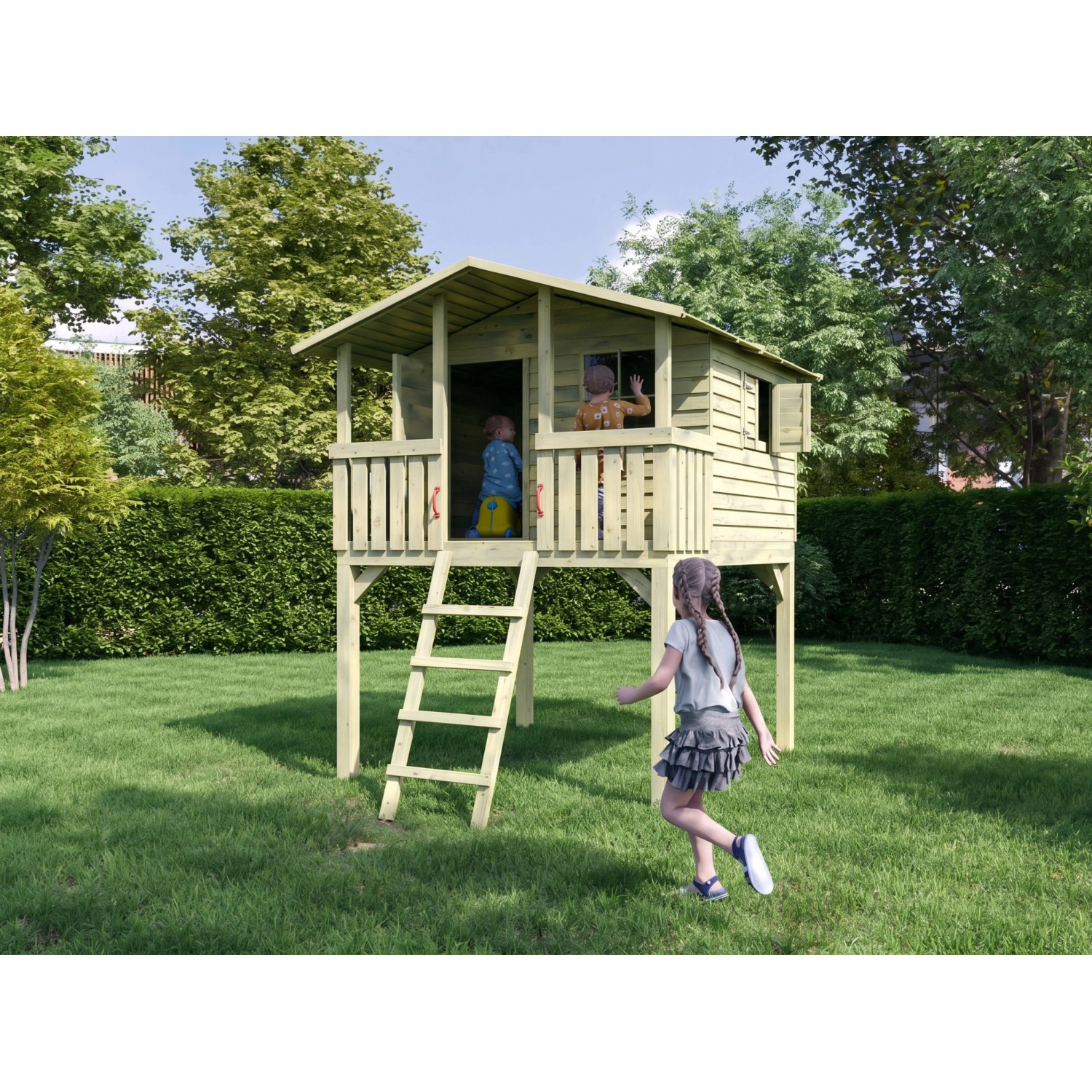 Belladoor Stelzenhaus Smart Plus Leon Kesseldruckimprägniert