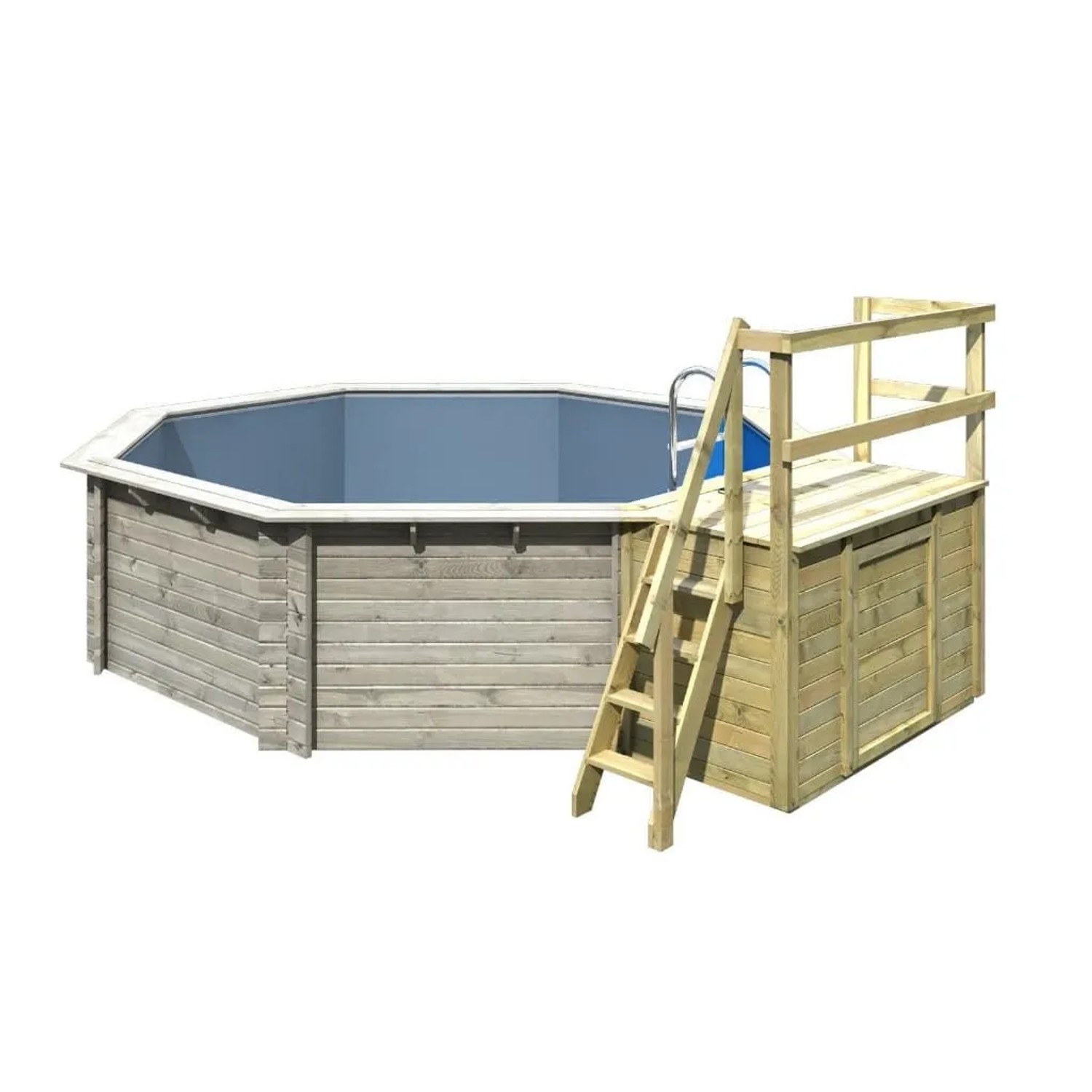 Karibu Terrasse für Pool 2