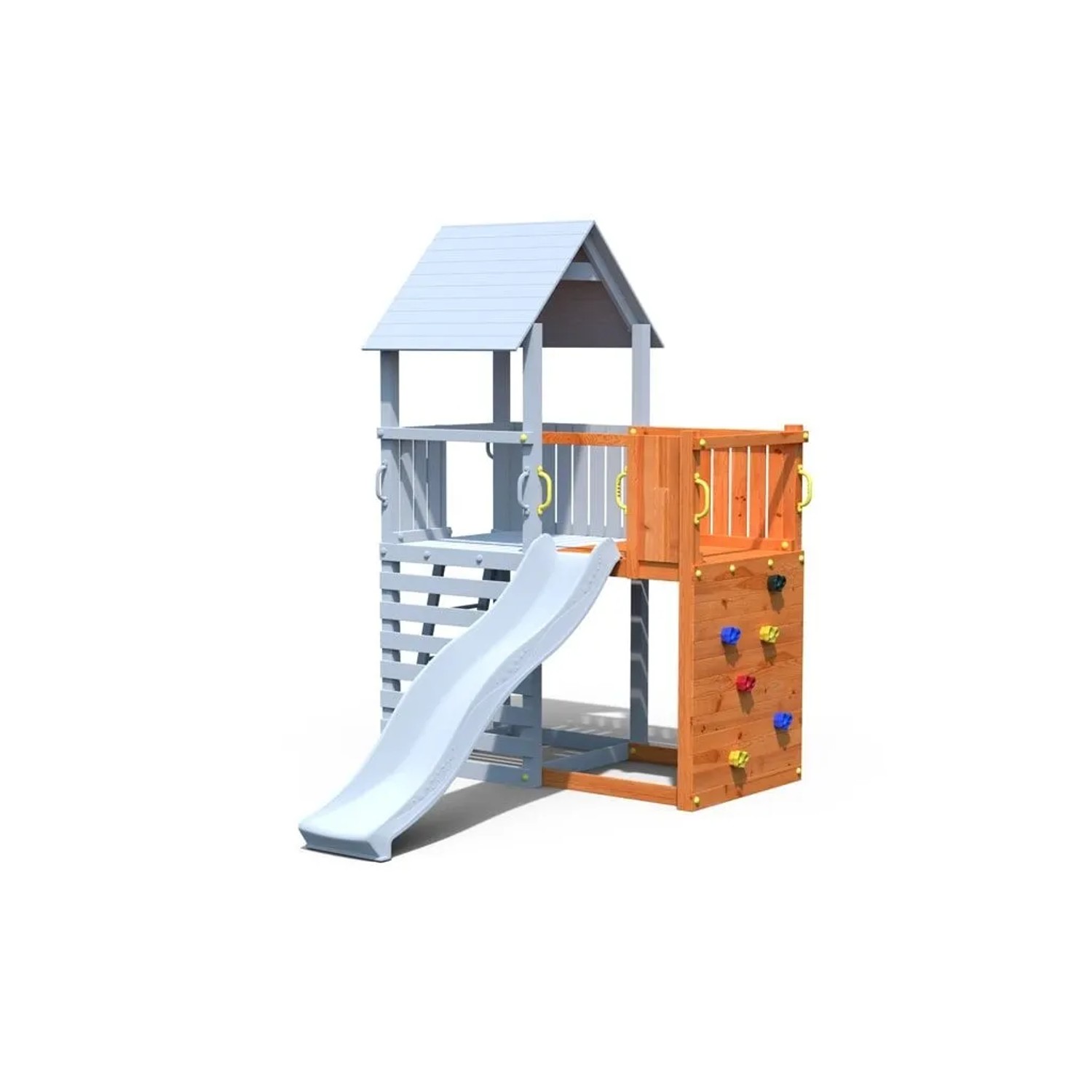 Belladoor Podestanbau Modul für Spielturm Bento 1 Teakfarben Imprägniert