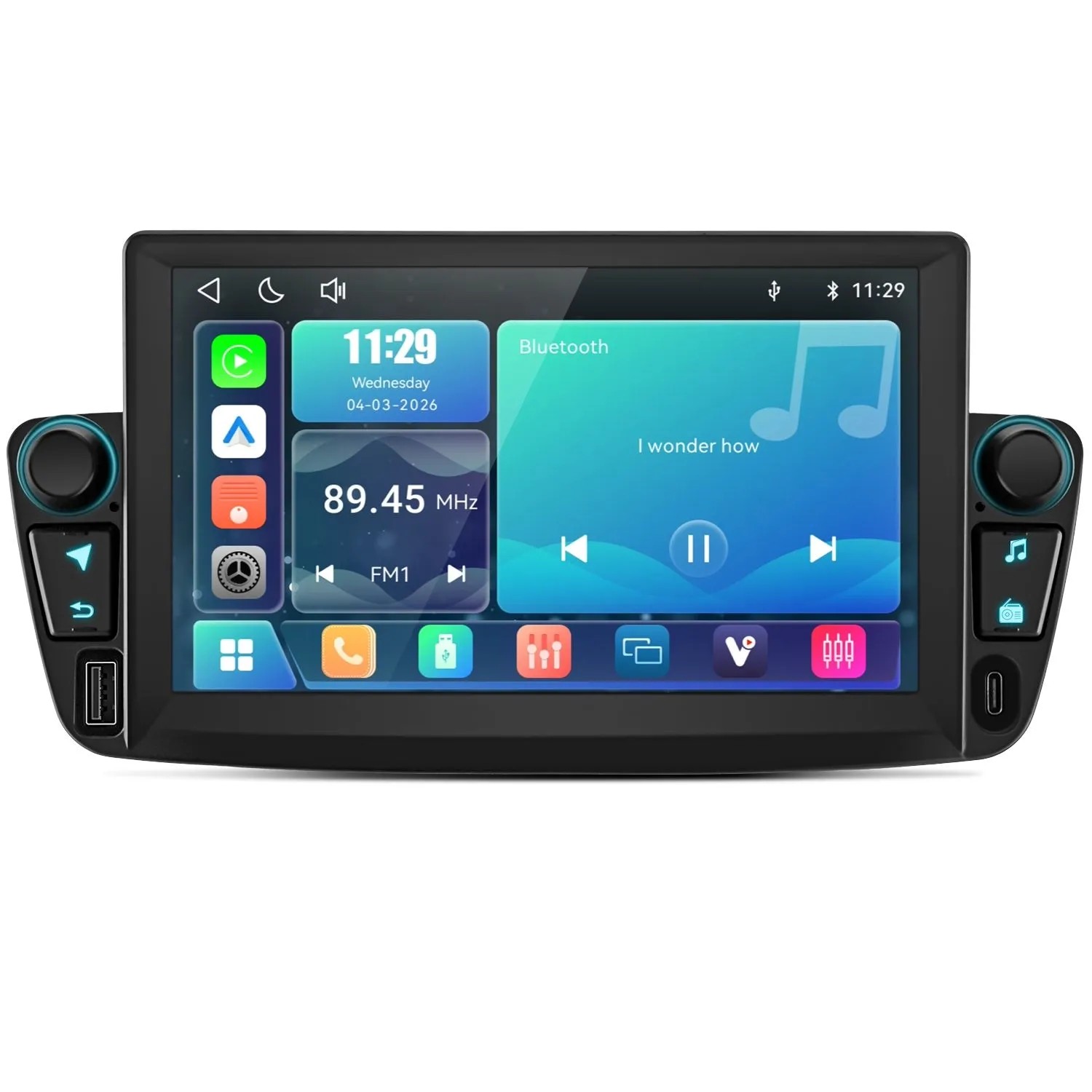 Junsun Autoradio Für Peugeot 107 Citroen C1 Toyota Aygo 2002-2014 Linux