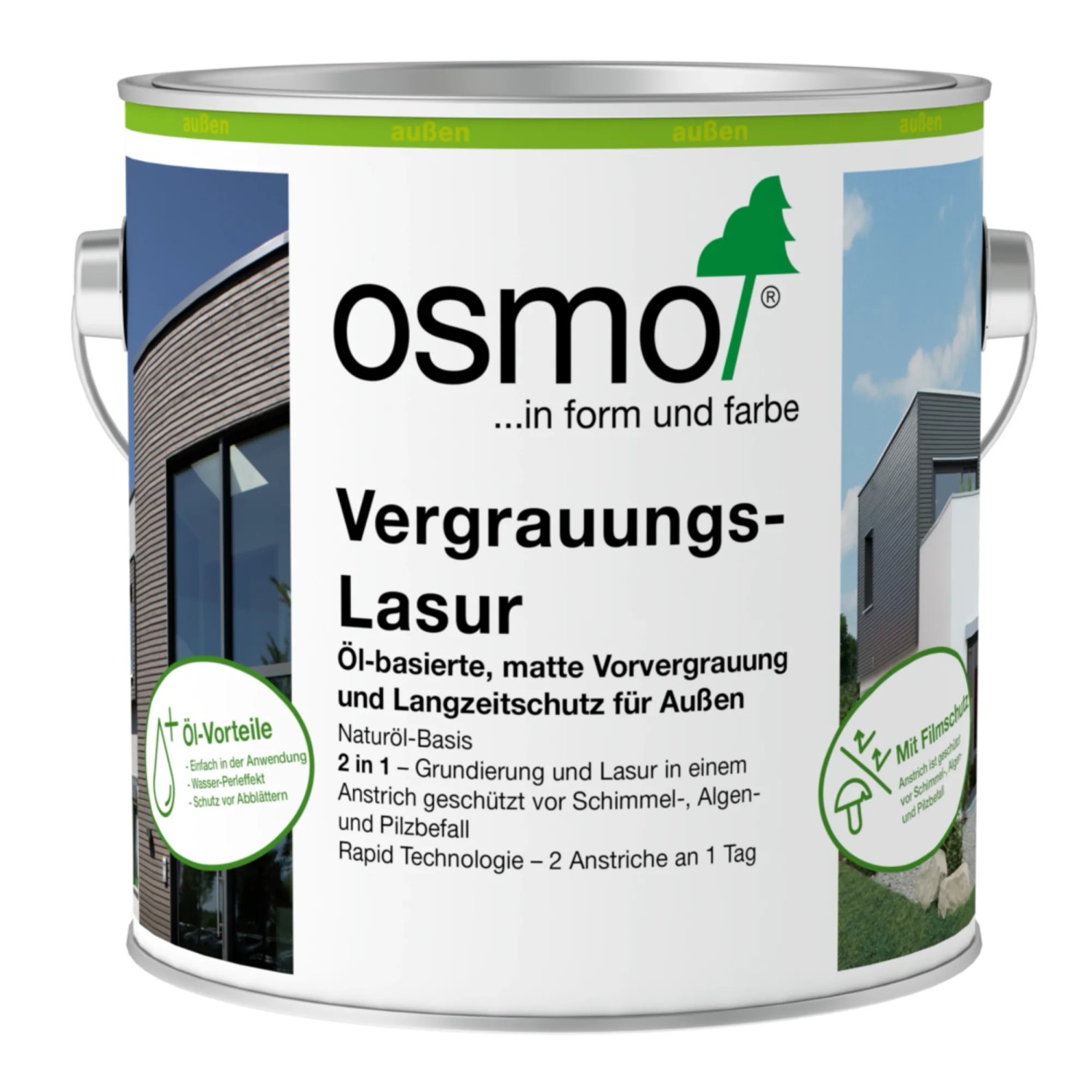 Osmo Vergrauungs-Lasur 1922 Seidengrau 0,75,