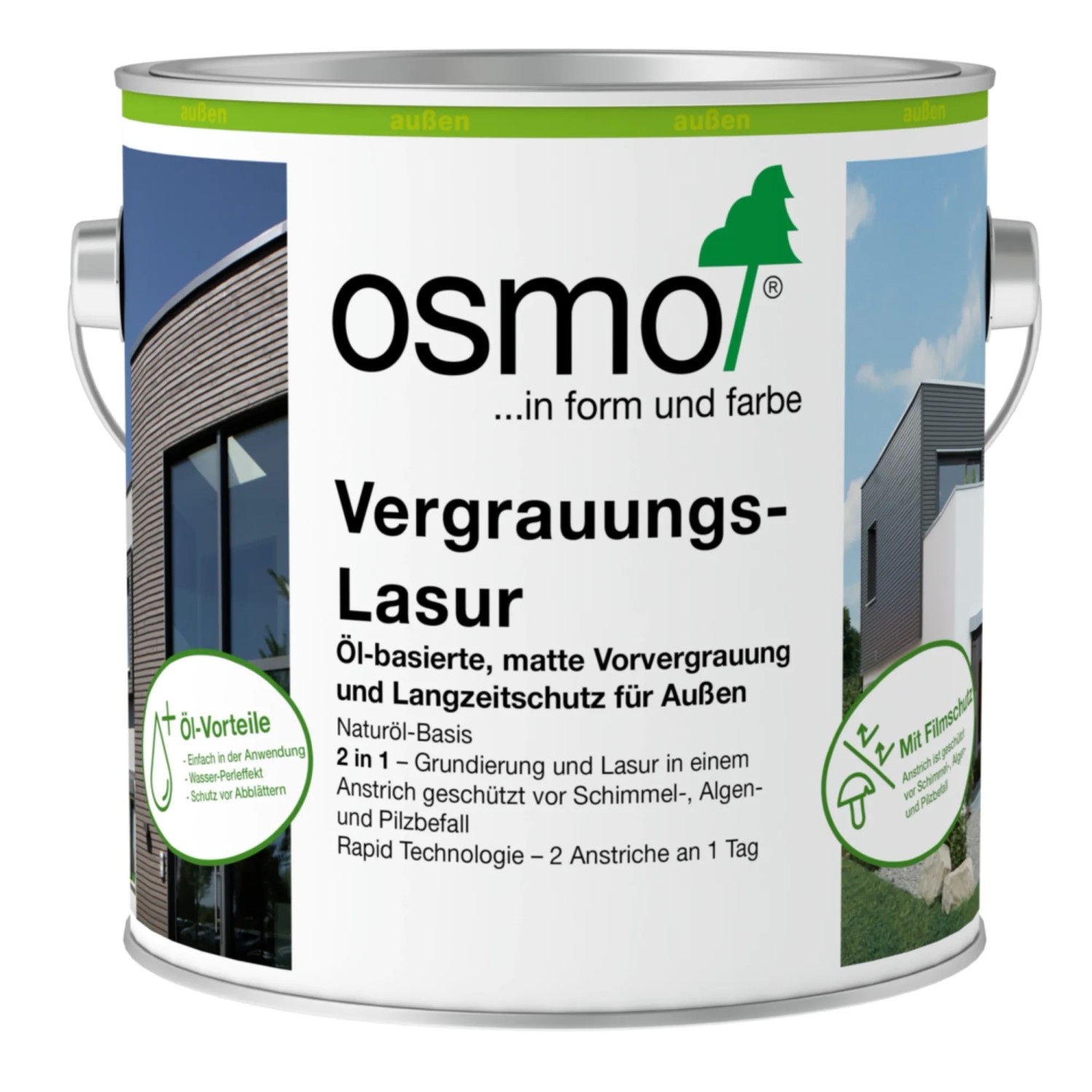 Osmo Vergrauungs-Lasur 1919 Sandgrau 0,75,