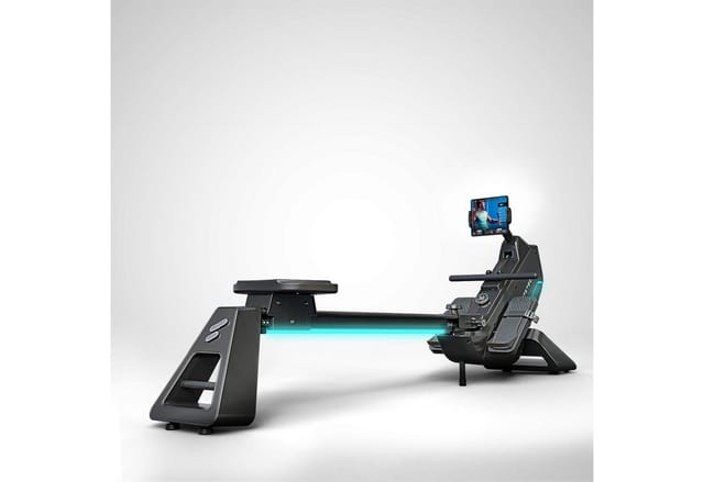 Sportstech Rudergerät sRow Lite, LED Knob-Display - Bluetooth - LED-Beleuchtung