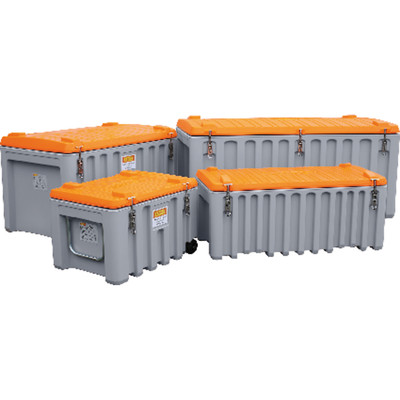 CEMbox 750 grau/orange 750 Ltr. kranbar