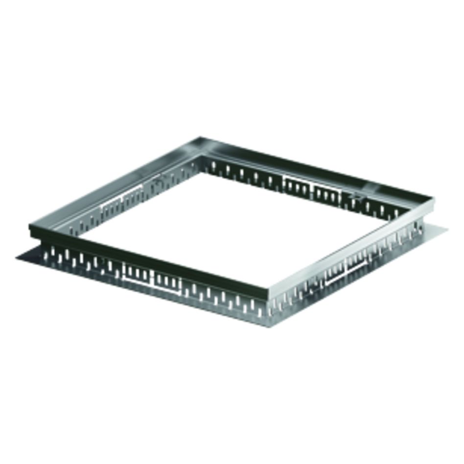ACO Profiline Aufsatz für Dachabläufe höhenverstellbar Fassadenentwässerung, Stahl verzinkt, 200x200 mm,78-108 mm