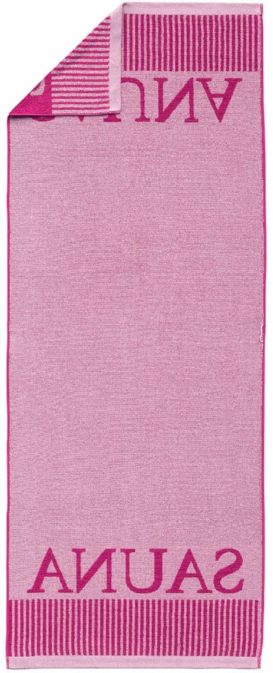 Schiesser Saunatuch Rom aus garngefärbtem, kuschelweichem Baumwollfrottier, Frottier (1-St), OEKO-TEX® MADE IN GREEN Bild 5