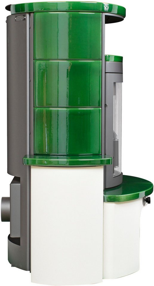 HARK Kaminofen Avenso GT ECOplus 8 KW, 8 kW, Dauerbrand, grün-glänzend, Exklusiv Bild 4
