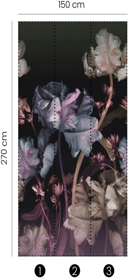 Fashion for walls Fototapete Vanda, glatt, floral, Phthalate frei Bild 3