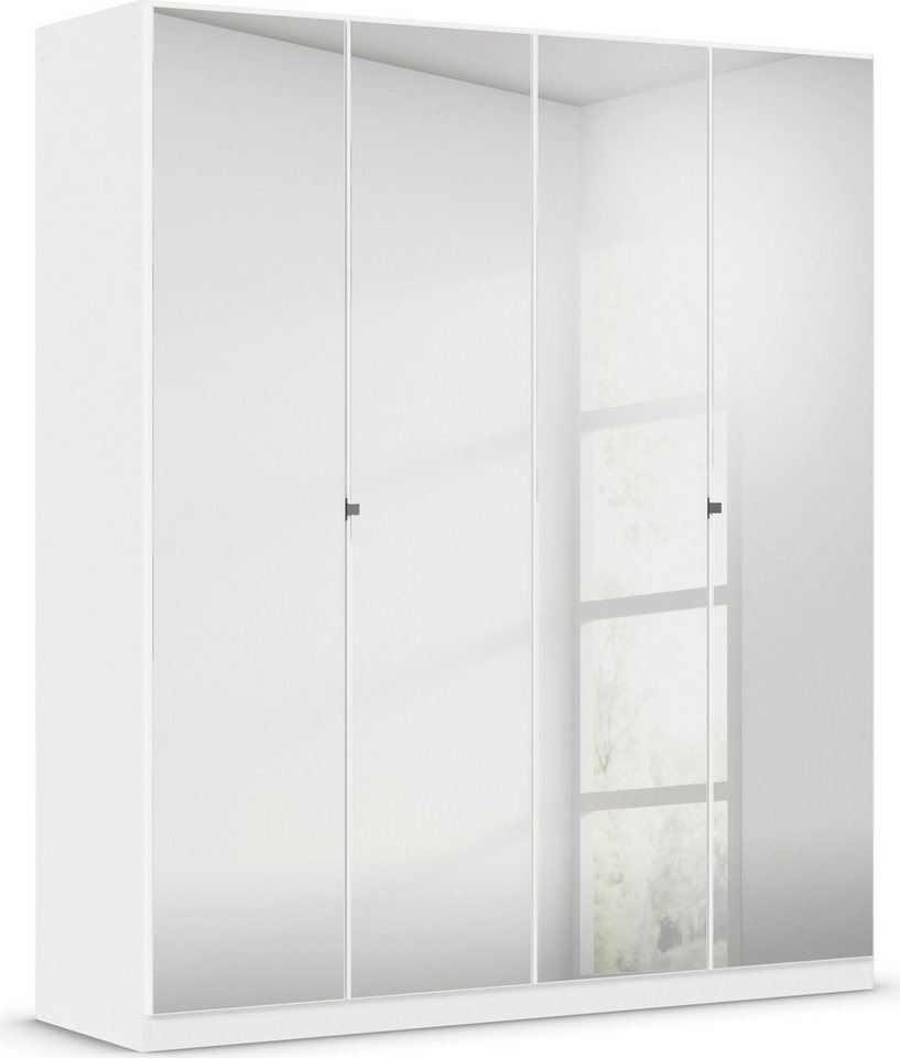 rauch Drehtürenschrank Reflect mit Spiegelfront, inkl. praktischer Inneneinteilung und Stoffboxen-Set Bild 3
