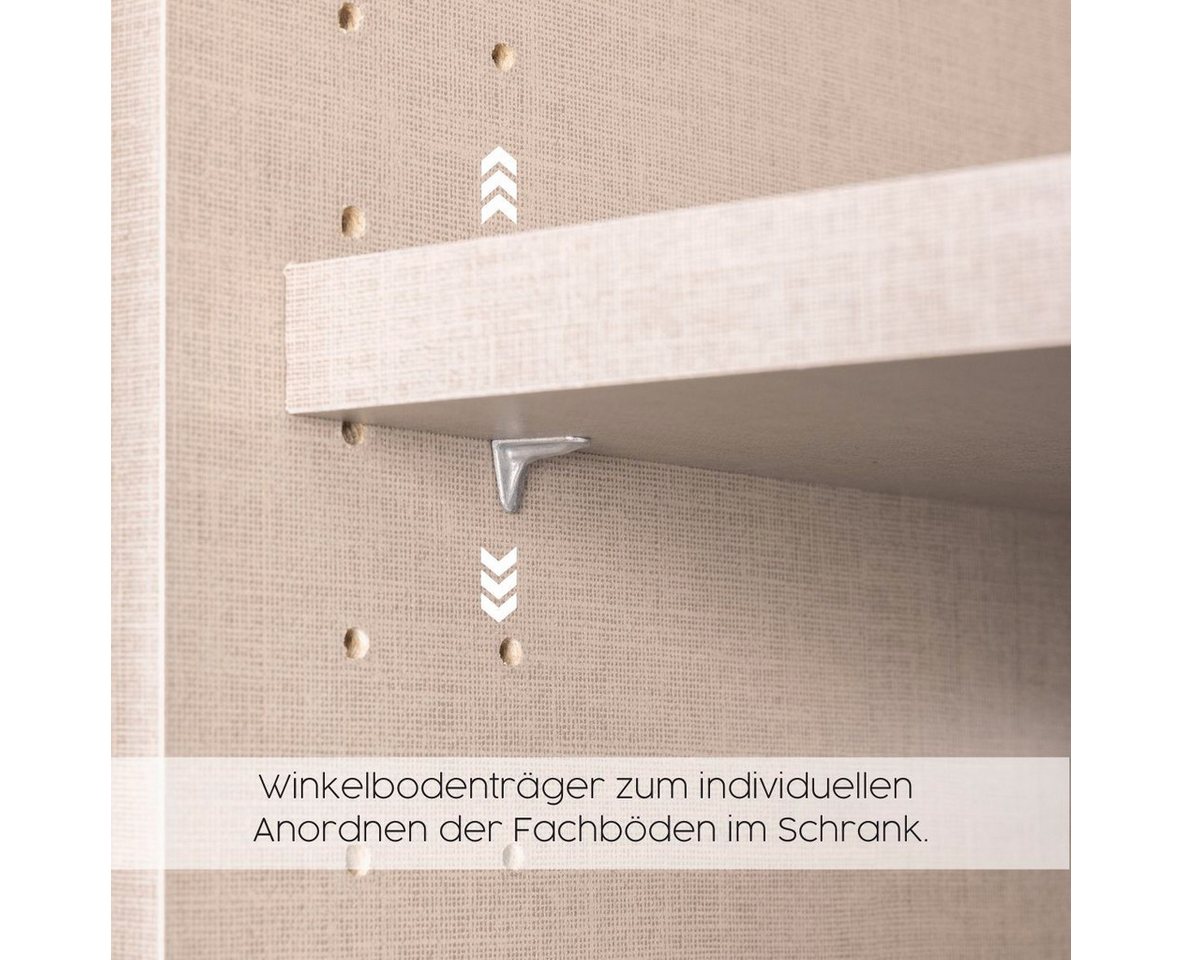 rauch Drehtürenschrank Reflect mit Spiegelfront, inkl. praktischer Inneneinteilung und Stoffboxen-Set Bild 5