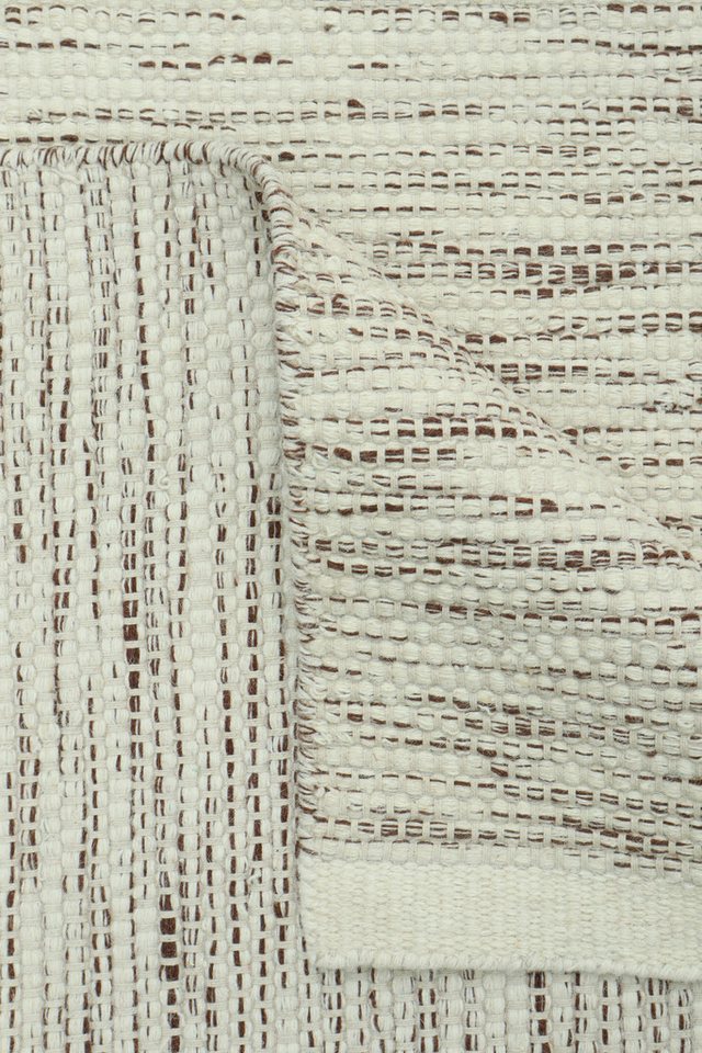 OTTO home Teppich Lirra, mit hohem Wollanteil, Wolle-Baumwoll-Mix, rechteckig, Höhe: 6 mm, zeitloses Design, Webstruktur, Wohnzimmer, Schlafzimmer, Esszimmer Bild 5