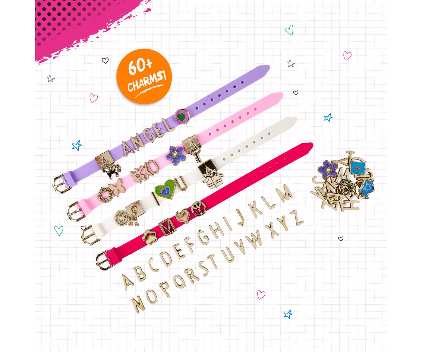 SIMBA Kreativset Fashion Flash Slide-Charm Armband Deluxe