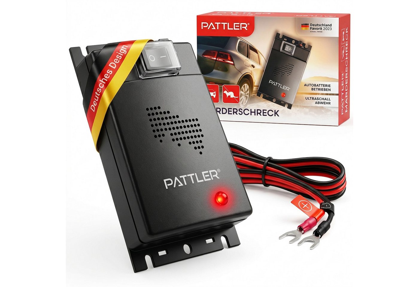 Pattler Ultraschall-Tierabwehr Marderschreck 12 Volt fürs Auto, 1 Gerät Bild 5