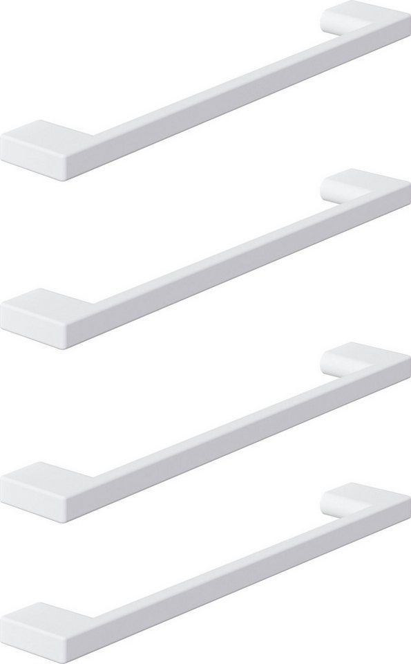 rauch Griff Möbelgriff Bügelgriff Schrankgriff Metallgriff für Rauch-Schränke (4-St., 4er Set, Farbe Alpinweiß - Länge 18,7 cm - Bohrlochabstand 16 cm), Individuelle Schrankgestaltung, Metallgriffe für Rauch-Kleiderschränke Bild 3