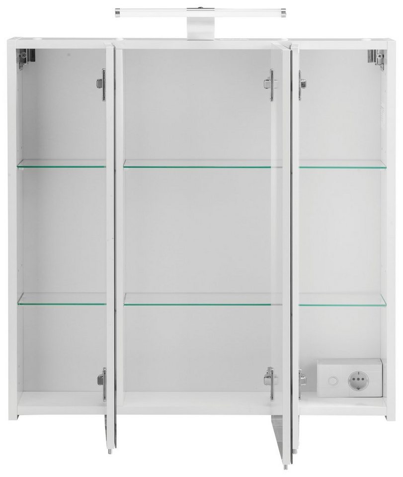 Schildmeyer Spiegelschrank Roma, Spiegelschrank, Made in Germany, B: 70 cm Solide Verarbeitung - Dieses Produkt ist in Deutschland gefertigt Bild 2