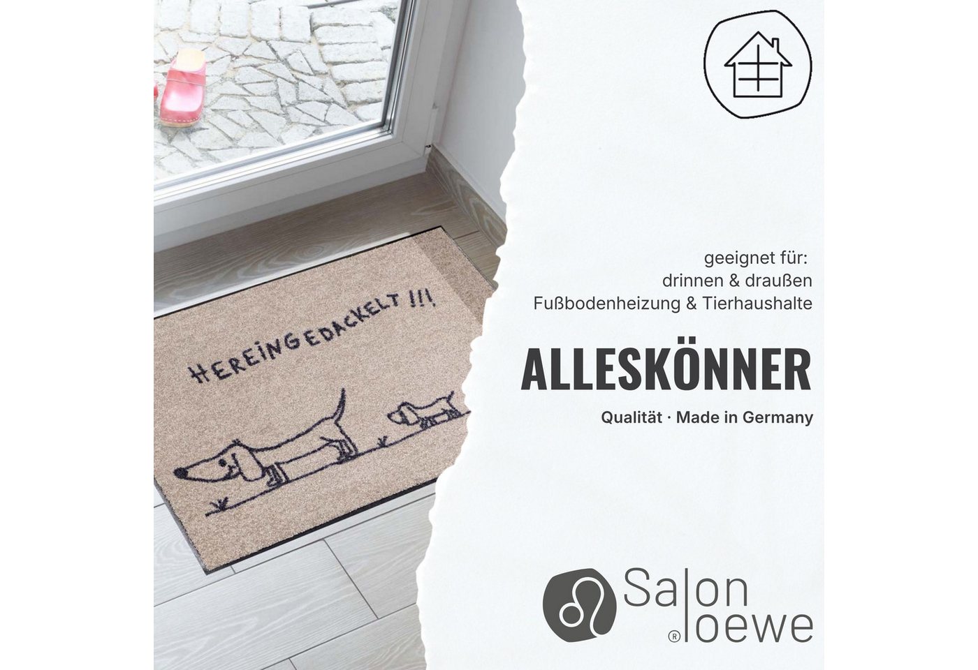 Salonloewe Läufer Läufer klein 40x100 anthrazit, Läufer klein, Höhe: 400 mm Bild 2