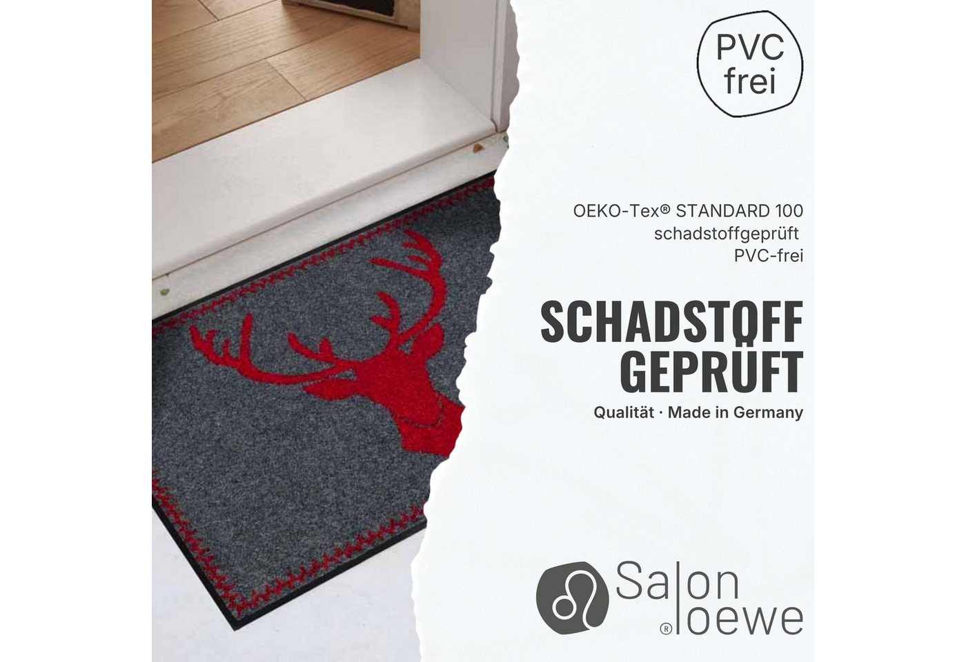 Salonloewe Läufer Läufer klein 40x100 anthrazit, Läufer klein, Höhe: 400 mm Bild 3