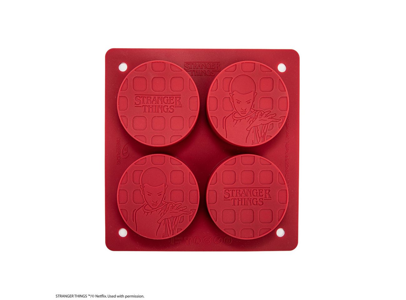 Cinereplicas Silikonform Stranger Things Waffel Silikonform Eleven