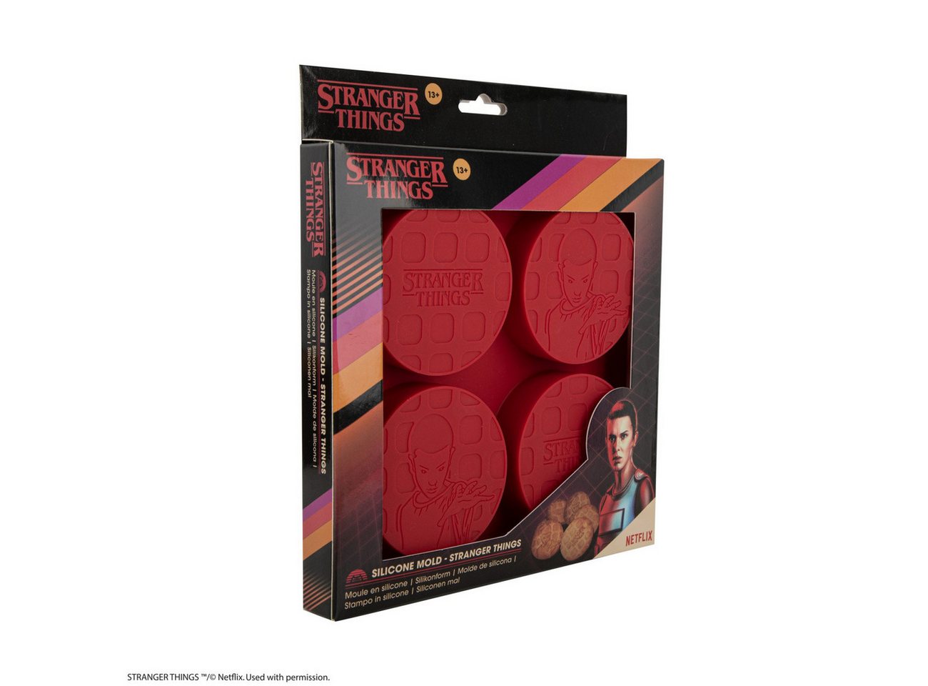 Cinereplicas Silikonform Stranger Things Waffel Silikonform Eleven Bild 2