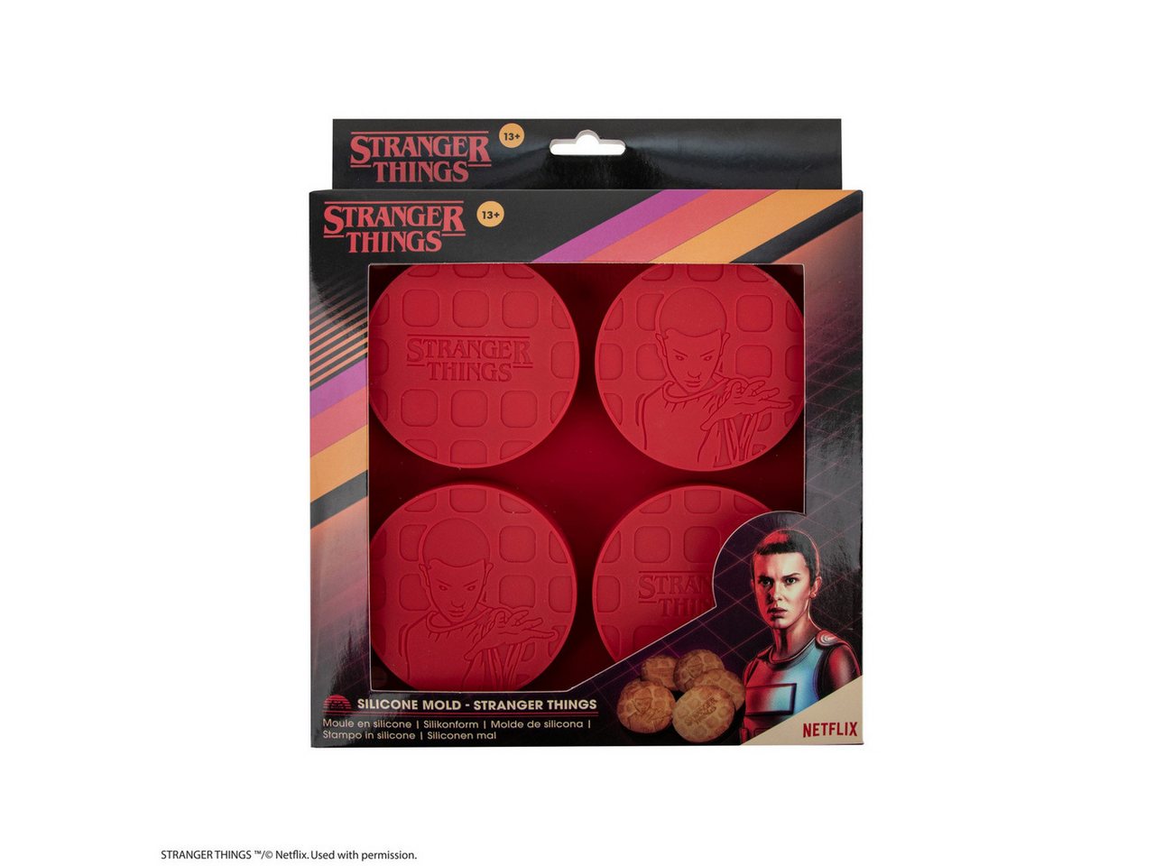 Cinereplicas Silikonform Stranger Things Waffel Silikonform Eleven Bild 5