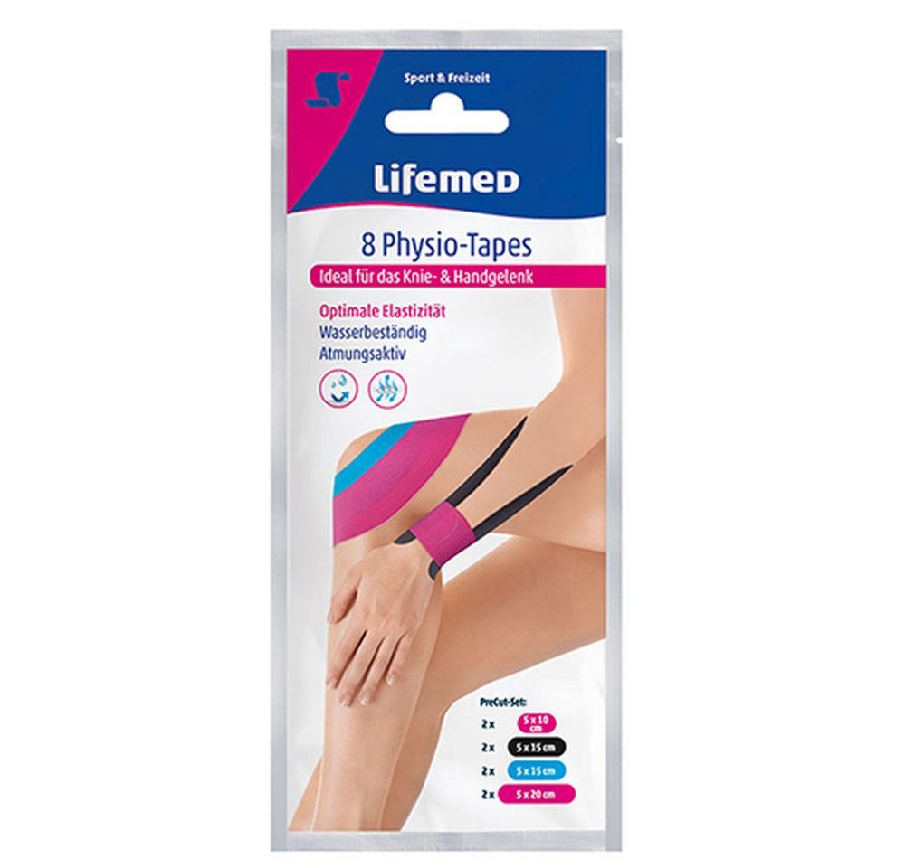 LifeMed Kinesiologie-Tape 3x Lifemed Physio Tapes Knie und Handgelenk 3x 8 Tape Bild 4