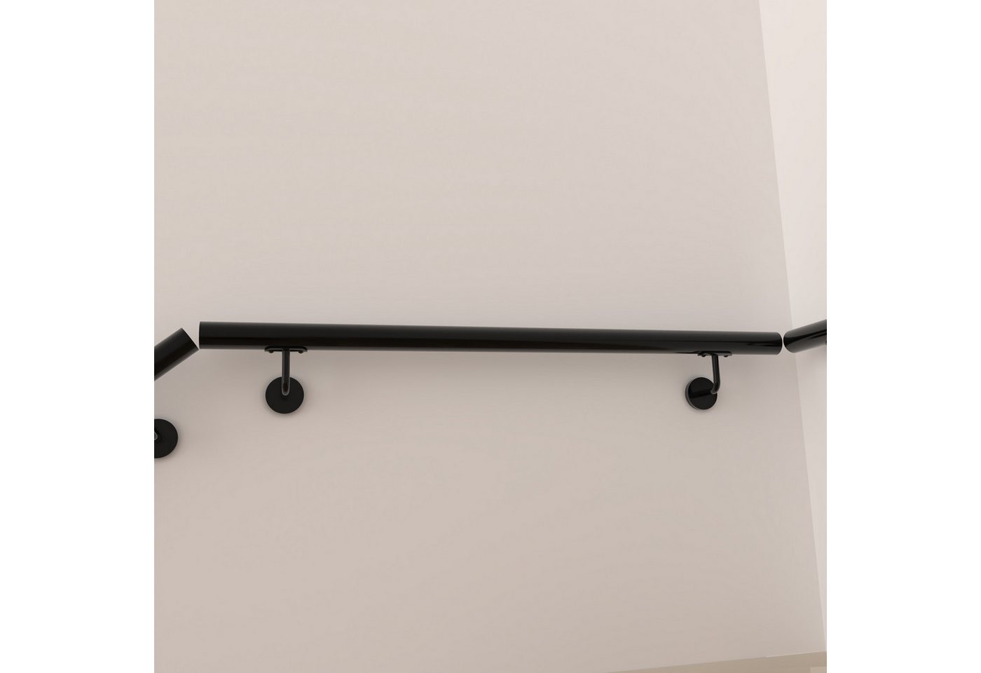 duschspa Treppengeländer Wandhandlauf Edelstahl Treppengeländer 80–240cm Handlauf Innen & Außen, 100 cm Länge, ist rostfrei Bild 4