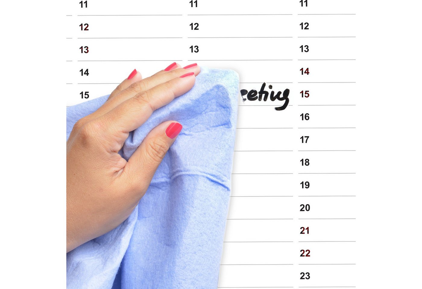 FLYERALARM Wandkalender abwischbarer Jahreskalender (100x70 cm) jahresunabhängig, Beschichtet zum Abwischen Bild 4