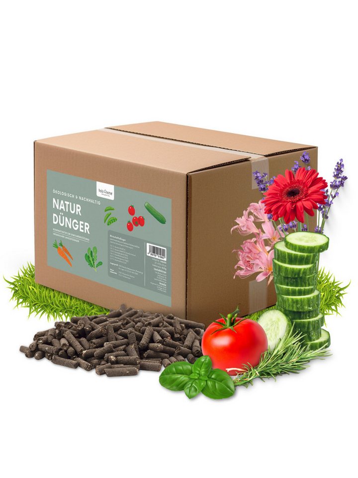 holz4home® Universaldünger Naturdünger 4,2 kg I Langzeitdünger für Garten, Gemüse, Rasen, 4,2 kg organischer Dünger für Blumen Bild 5