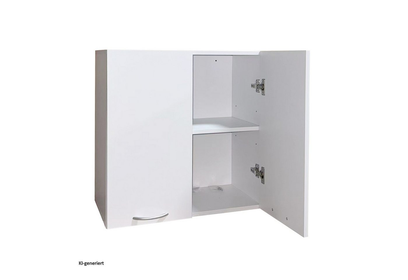 HTI-Living Hängeschrank Küchenhängeschrank Jenna Weiß 60 cm (1 Stück, 1-St., 1 Küchenhängeschrank) Modular erweiterbar, modernes Design, 2 Schrankfächer