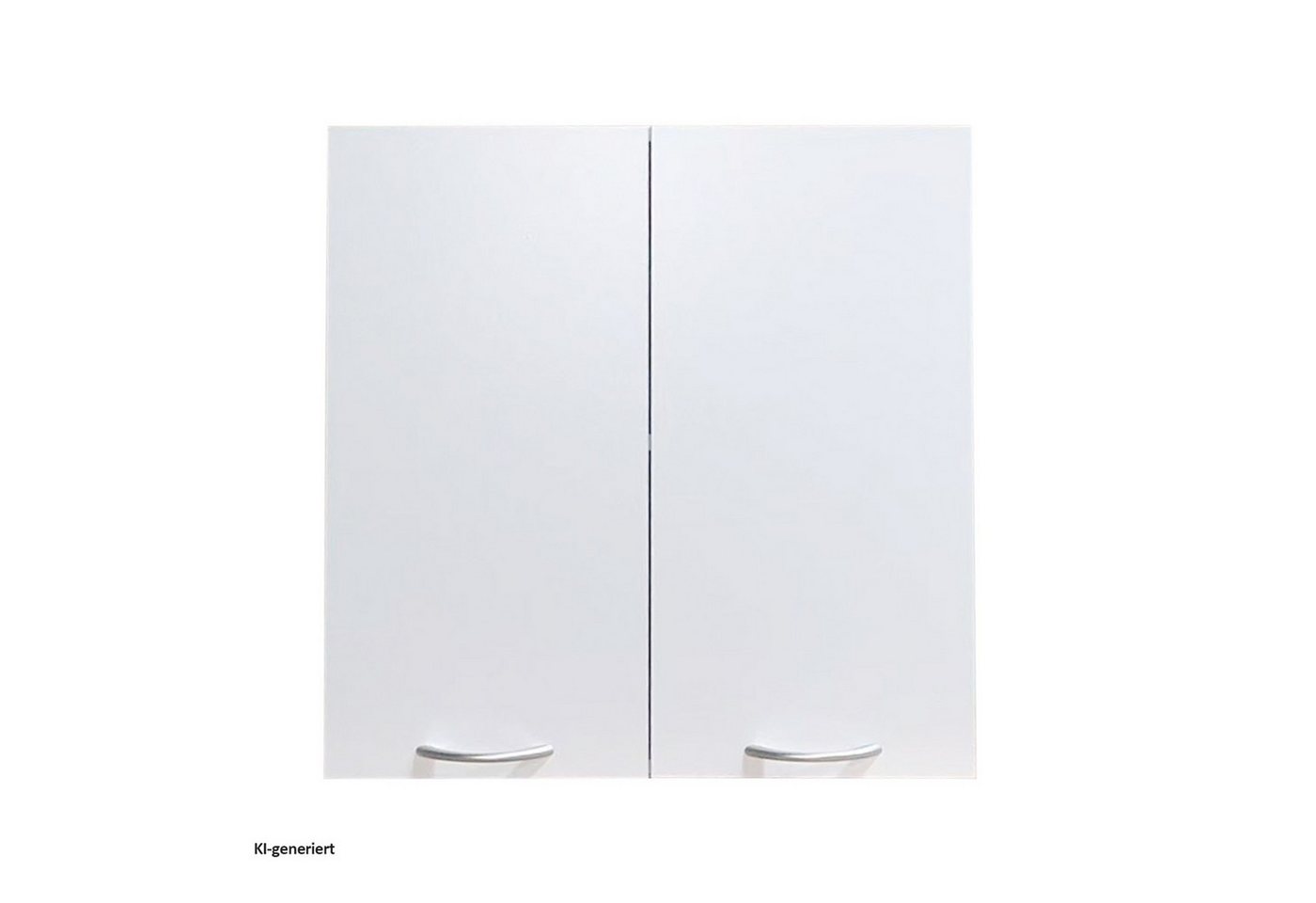 HTI-Living Hängeschrank Küchenhängeschrank Jenna Weiß 60 cm (1 Stück, 1-St., 1 Küchenhängeschrank) Modular erweiterbar, modernes Design, 2 Schrankfächer Bild 2