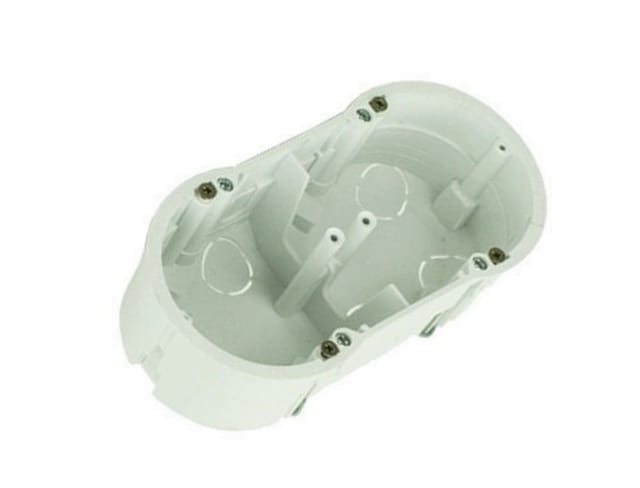Elektro-Plast Unterputz-Steckdose Schalterdose Unterputzdose Dose Einbaudose 60mm 13.70 PKw-2 doppe, 1-St.